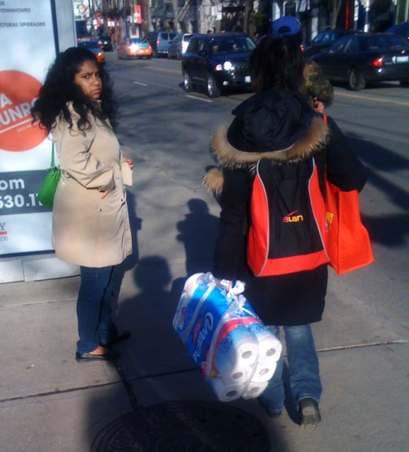 Its like she's never seen someone carry a 24??